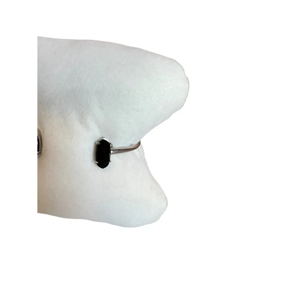 Kendra Scott Edie cuff bracelet silver black
